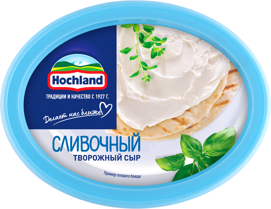 Сыр творожный HOCHLAND сливочный 60%, без змж, 140г