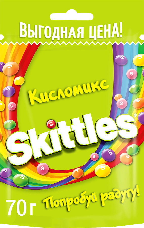 Драже SKITTLES Кисломикс, 70г