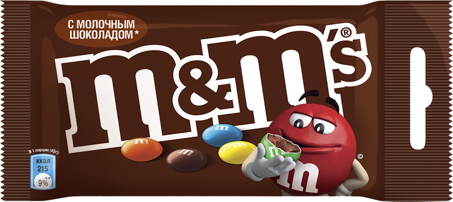 Драже M&M'S Шоколад, 45г