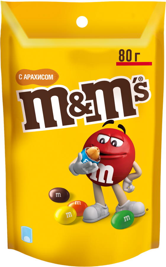 Драже M&M'S Арахис, 80г