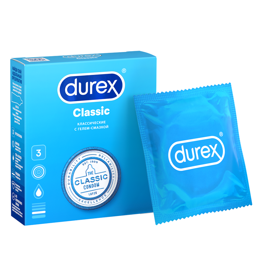 Презервативы DUREX №3 Classic