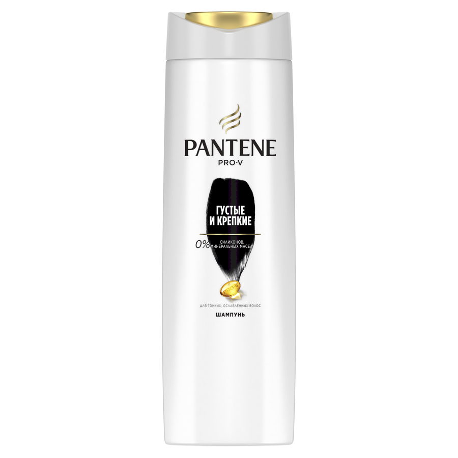 Шампунь для тонких, ослабленных волос PANTENE Густые и крепкие, 400мл