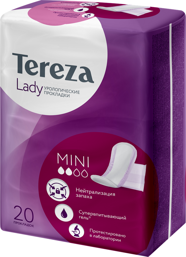 Прокладки урологические женские TEREZALADY Mini, 20шт