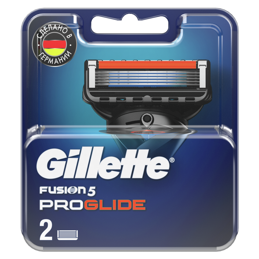 Кассеты сменные для бритья GILLETTE Fusion5 ProGlide, 2шт