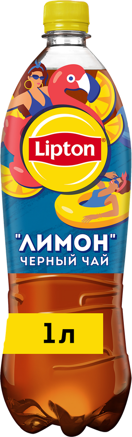 Напиток LIPTON Холодный чай со вкусом лимона негазированный, 1л