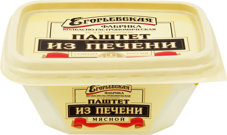 Паштет из печени КФ ЕГОРЬЕВСКАЯ, 150г