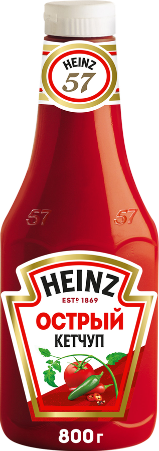 Кетчуп HEINZ Острый, 800г