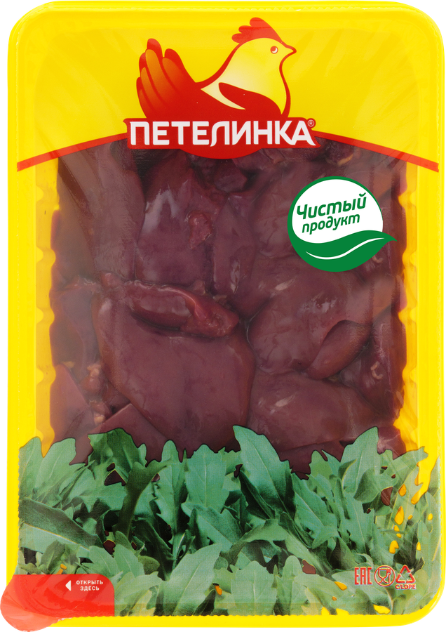 Печень куриная ПЕТЕЛИНКА, 500г