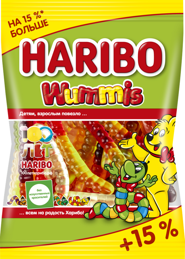 Мармелад жевательный HARIBO Червячки Wummis, 80г