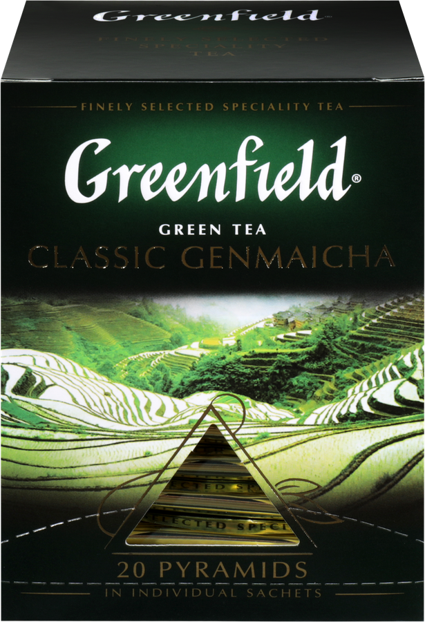 Чай зеленый GREENFIELD Classic Genmaicha, 20пир