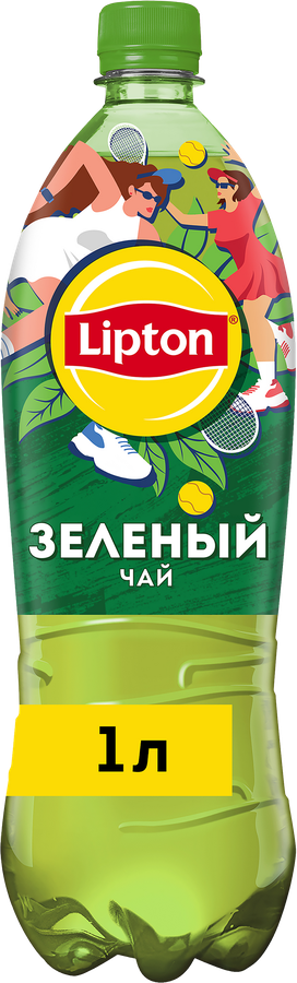 Напиток LIPTON Холодный зеленый чай негазированный, 1л