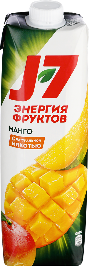 Нектар J7 из манго с мякотью, 0.97л