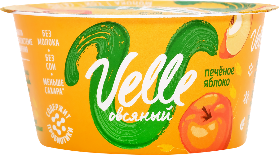 Продукт овсяный VELLE Печеное яблоко, 130г