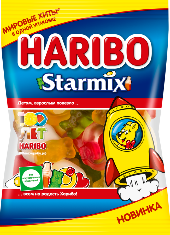 Мармелад жевательный HARIBO Starmix, 80г