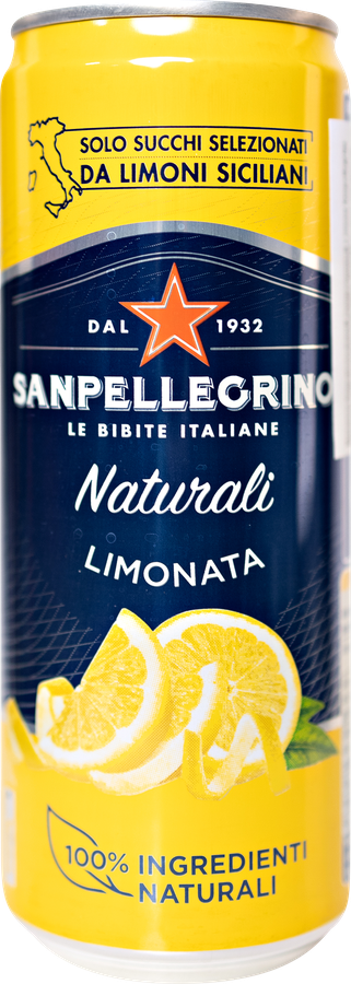 Напиток S.PELLEGRINO Limonata сокосодержащий газированный, 0.33л