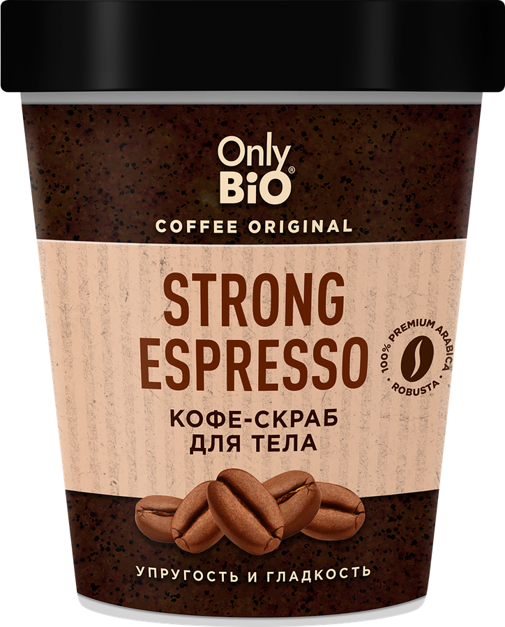 Скраб для тела ONLY BIO COFFEE ORIGINAL, 230мл