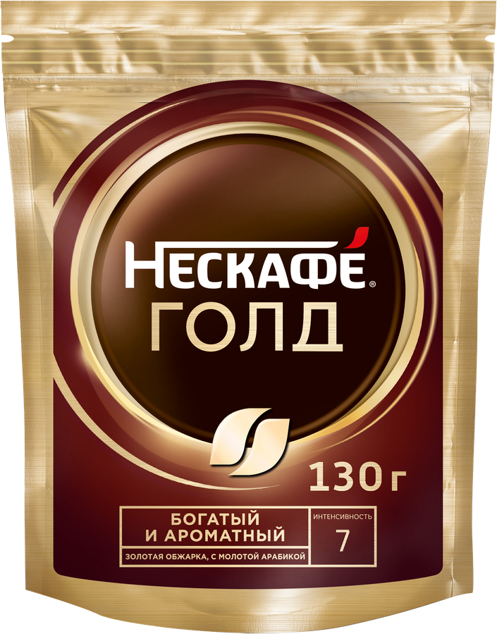 Кофе растворимый NESCAFE Gold натуральный, 130г