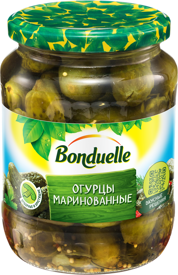 Огурцы маринованные БОНДЮЭЛЬ, 720мл