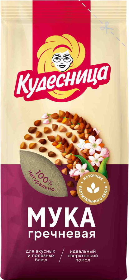 Мука гречневая КУДЕСНИЦА, 500г