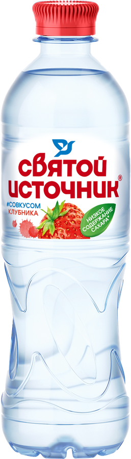 Напиток СВЯТОЙ ИСТОЧНИК со вкусом клубники, негазированный, 0.5л
