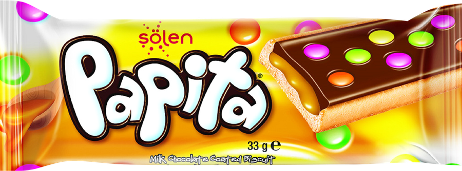 Печенье SOLEN Papita с карамелью и сахарным драже, 33г