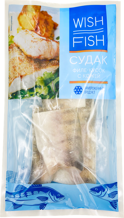 Судак замороженный WISH FISH филе, 500г