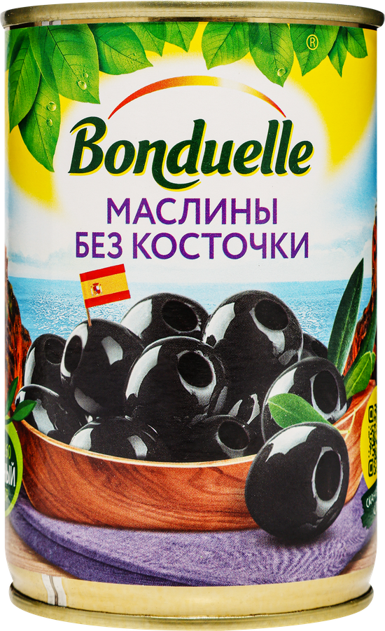 Маслины без косточки BONDUELLE, 314мл