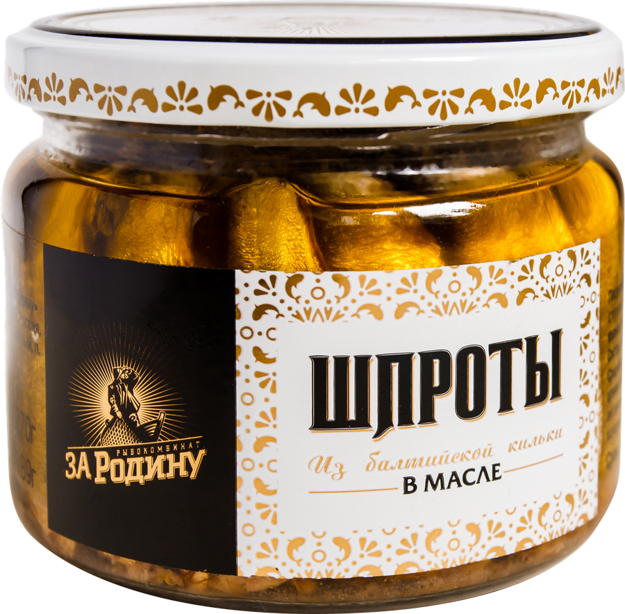 Шпроты в масле из балтийской кильки, 270г
