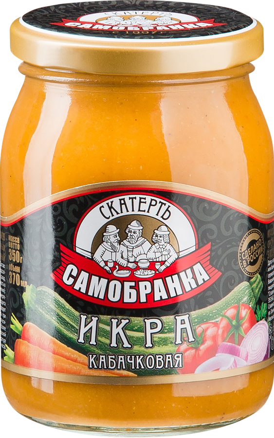 Икра из кабачков СКАТЕРТЬ-САМОБРАНКА, 370мл