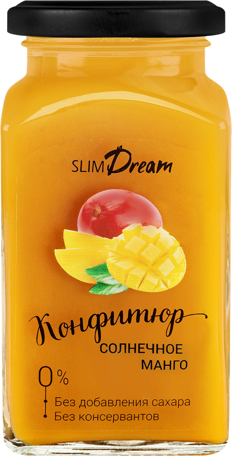 Конфитюр SLIMDREAM Солнечное манго, без сахара, 300г