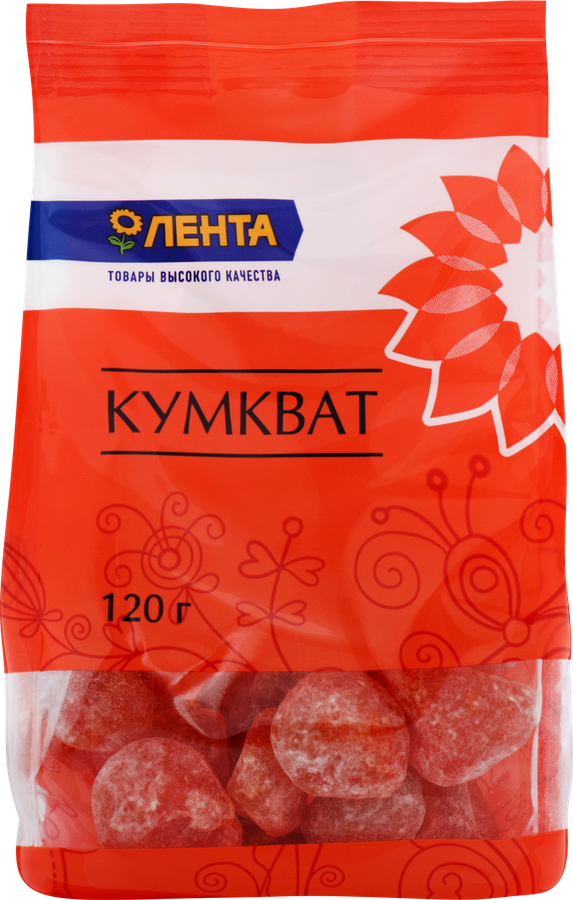 Цукаты ЛЕНТА Кумкват, 120г