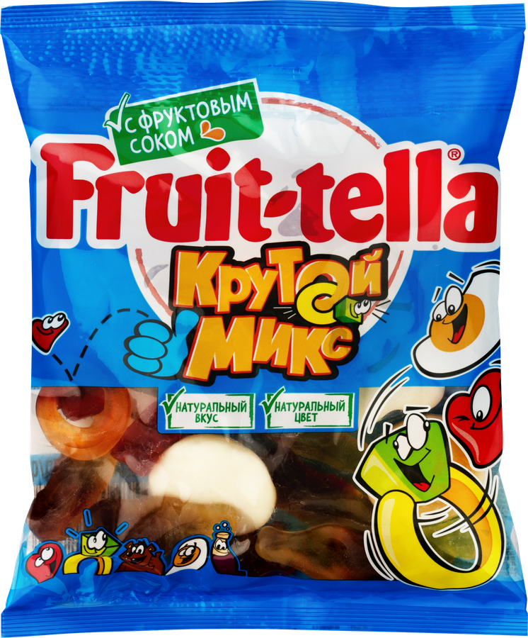 Мармелад жевательный FRUIT-TELLA Крутой микс, 70г