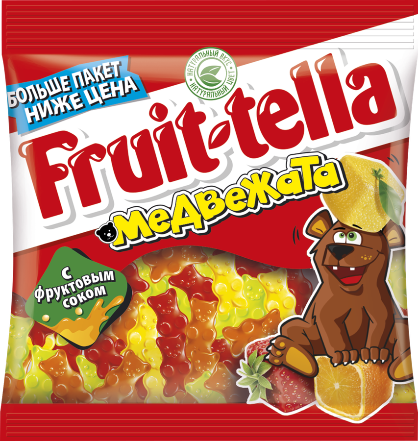 Мармелад жевательный FRUIT-TELLA Медвежата, 150г