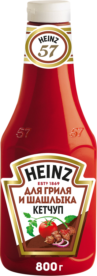 Кетчуп для гриля и шашлыка HEINZ, 800г