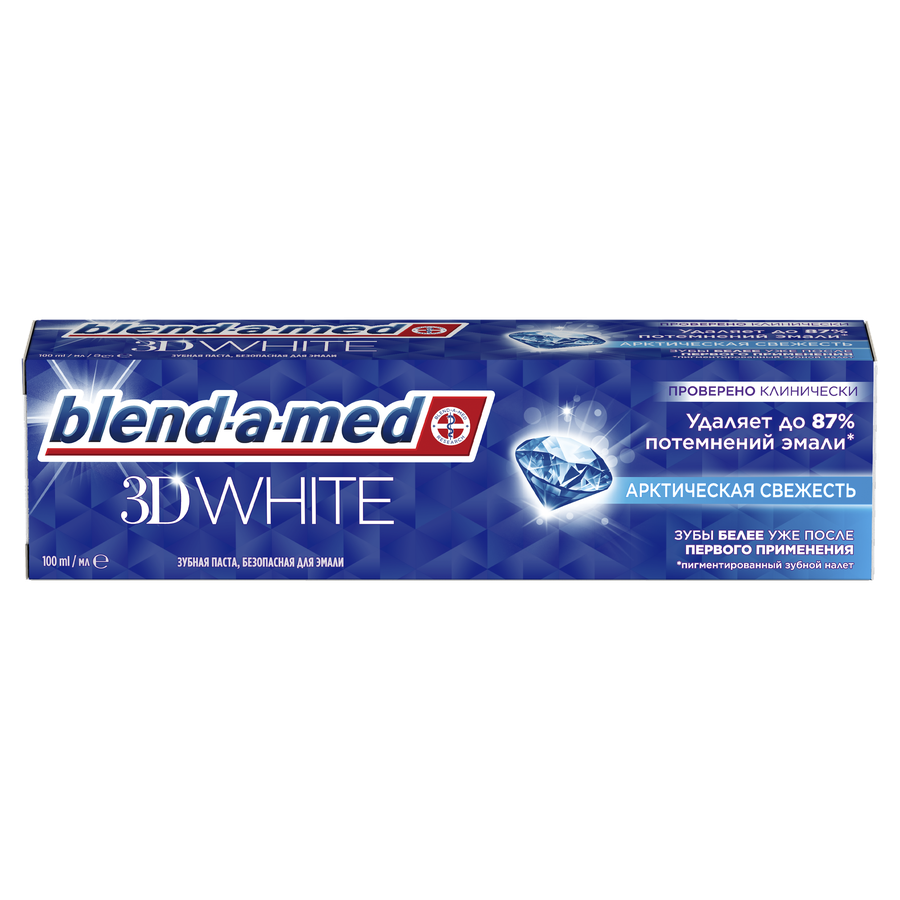 Зубная паста BLEND-A-MED 3D White Арктическая свежесть, 100мл