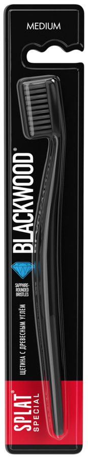Зубная щетка SPLAT Special Blackwood, средней жесткости