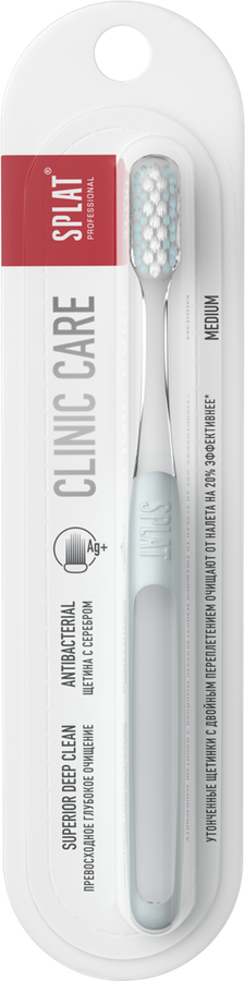 Зубная щетка SPLAT Clinic care, средней жесткости