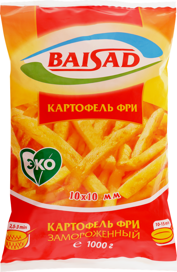 Картофель фри замороженный BAISAD, 1кг