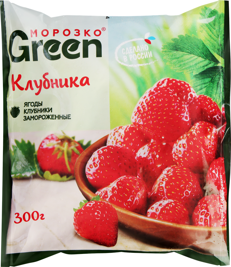 Клубника МОРОЗКО Green, 300г