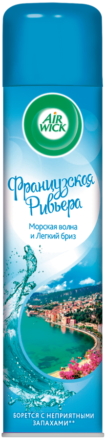 Освежитель воздуха AIR WICK Французская Ривьера, Морская волна и легкий бриз, 240мл