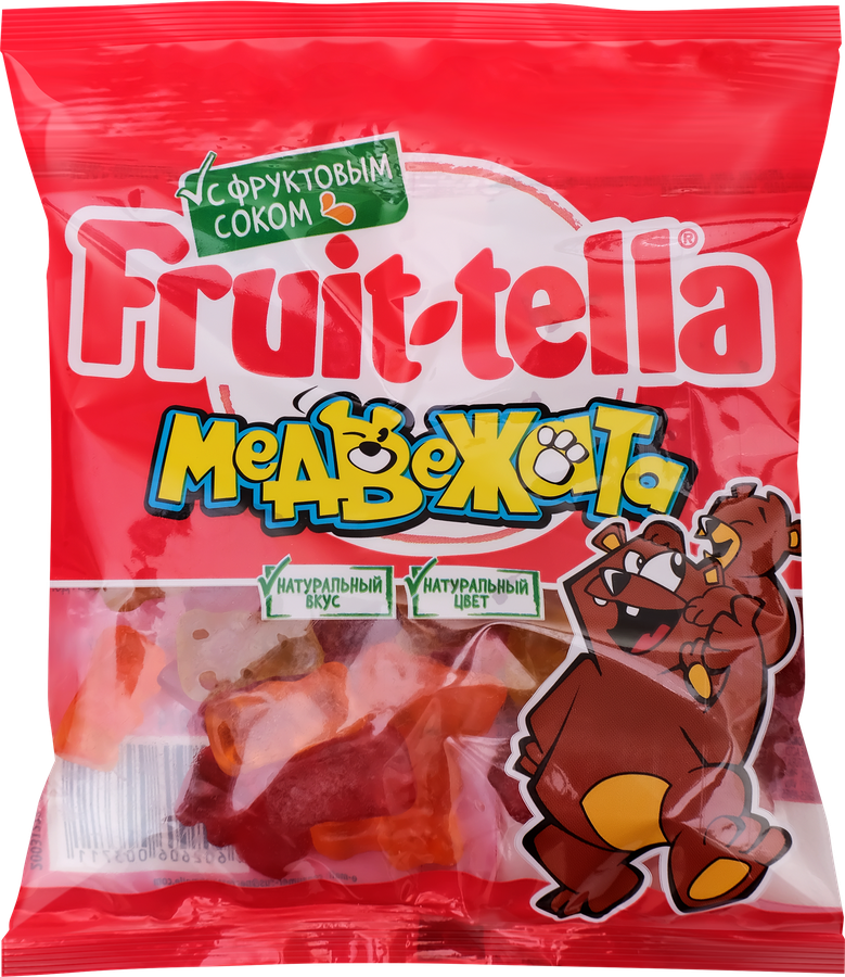 Мармелад жевательный FRUIT-TELLA Медвежата, 70г