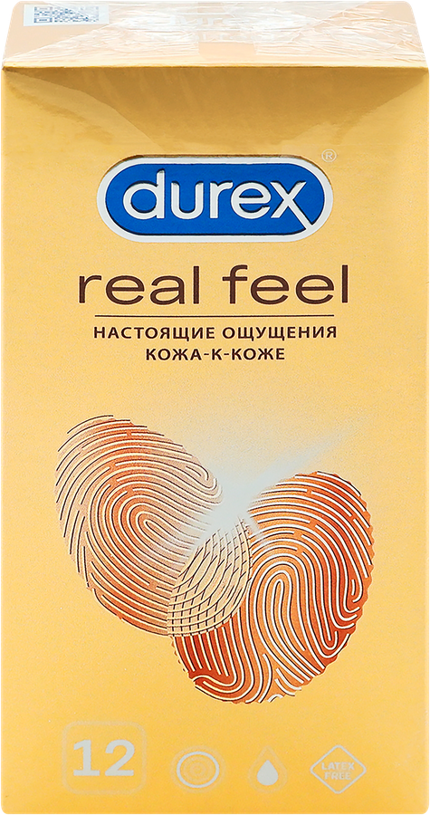 Презервативы DUREX Real Feel, 12шт