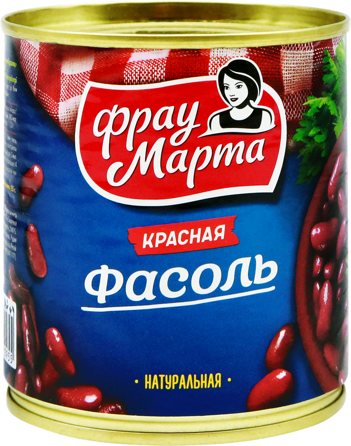Фасоль красная ФРАУ МАРТА в собственном соку, 310г