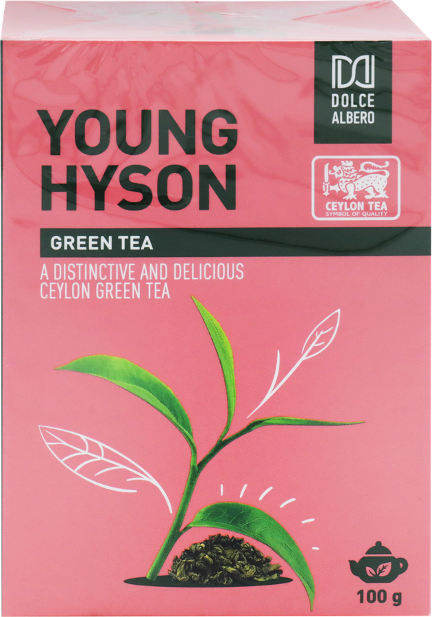 Чай зеленый DOLCE ALBERO Young Hyson, листовой, 100г