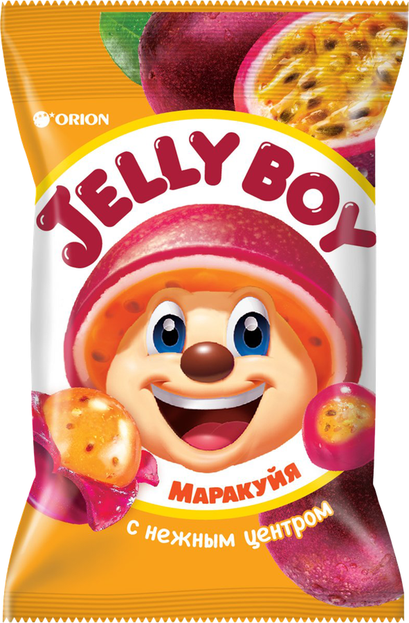 Мармелад жевательный ORION Jelly Boy со вкусом маракуйи, 66г