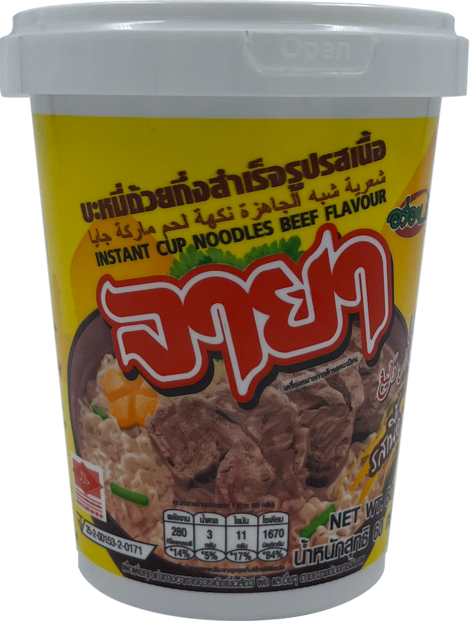Лапша JAYA со вкусом говядины, 60г