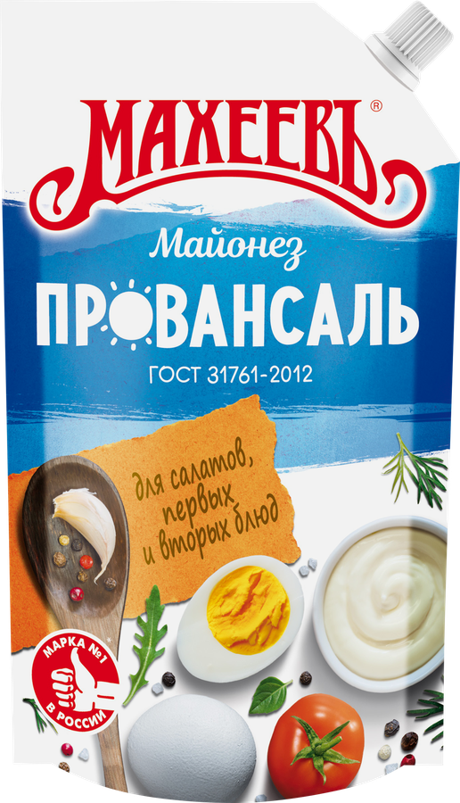 Майонез МАХЕЕВЪ Провансаль 50,5%, 400мл