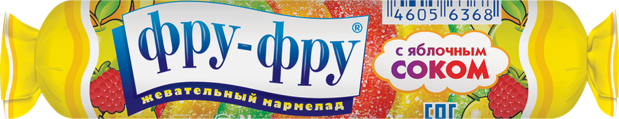 Мармелад жевательный ФРУ-ФРУ Трубочка, в ассортименте, 35г