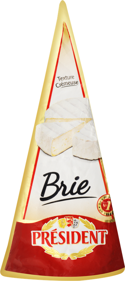 Сыр мягкий PRESIDENT Brie 60%, без змж, 200г
