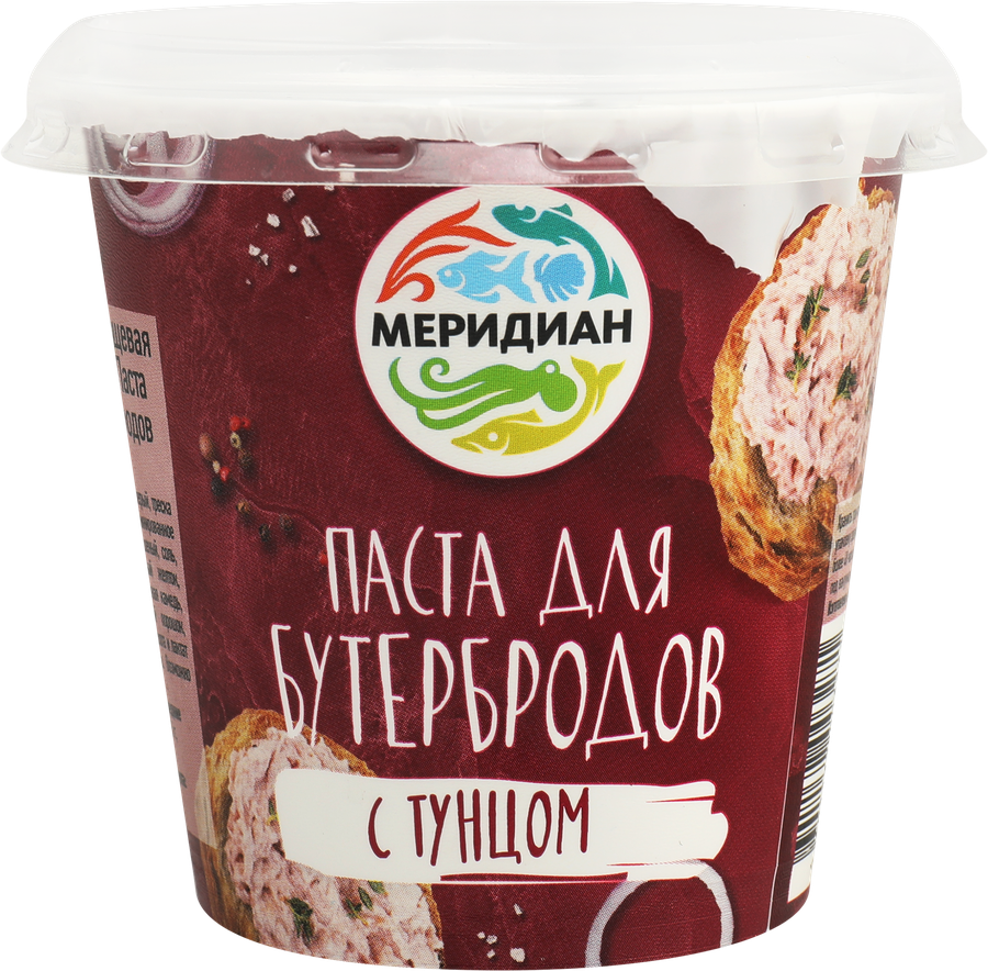 Паста для бутербродов МЕРИДИАН с тунцом, 140г